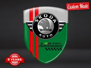 Skoda Silikonsticker Auto Edition Hochwertig Anpassbar
